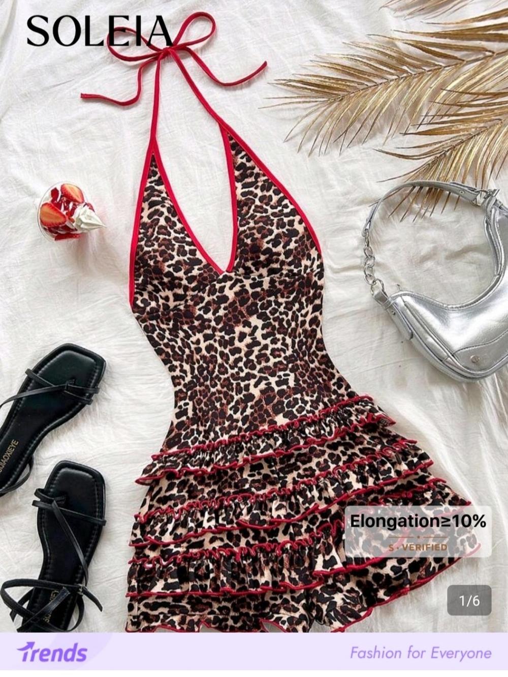 Animal Print Romper